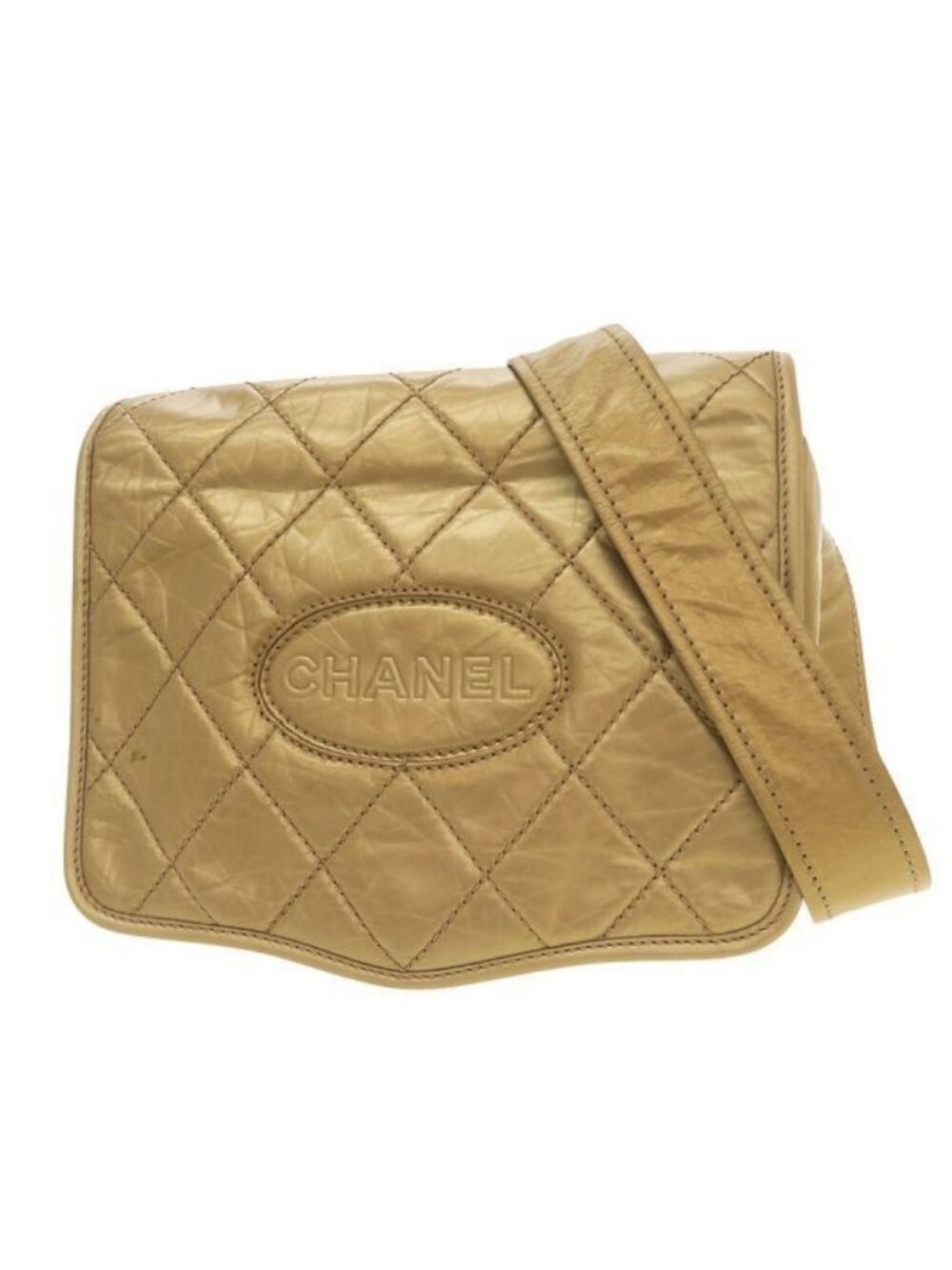 Chanel Quilted Messenger Bag